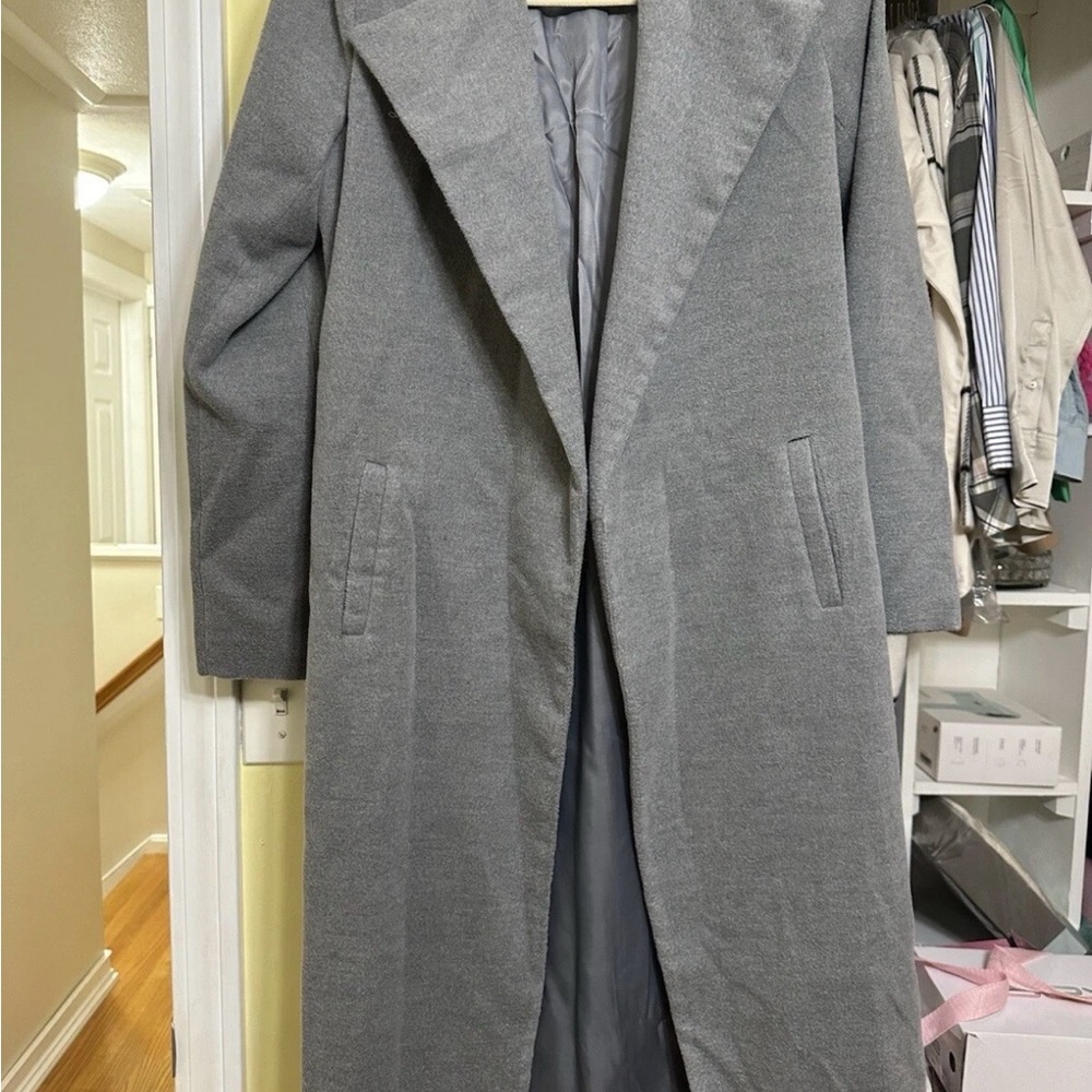 White Fox Boutique Gray Trench Coat